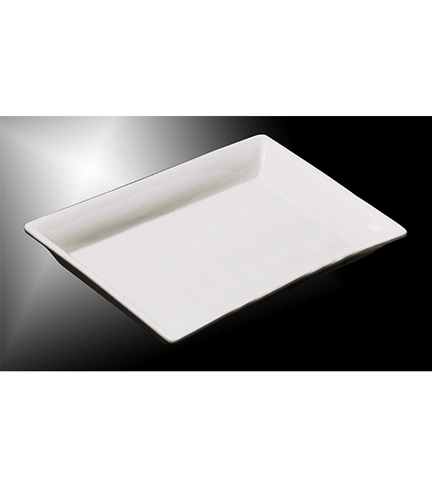 Rectangular White Ceramic PLatter 21"L x 13"W